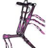 Rockn’ Wilsons Hot Pink Checker & Twist Fringe