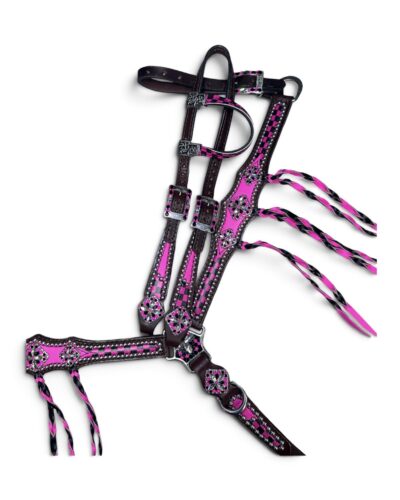 Rockn’ Wilsons Hot Pink Checker & Twist Fringe