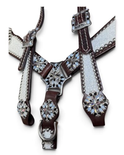 Rockn’ Wilsons White Chunky Glitter w/ XL Conchos - Image 3