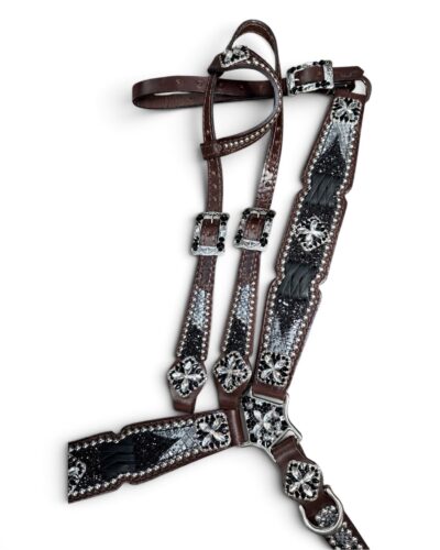Rockn’ Wilsons Silver Mystic & Black Chunky Glitter