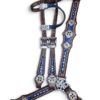 Rockn’ Wilsons Blue Mystic w/ Gold Buckstitch Accents