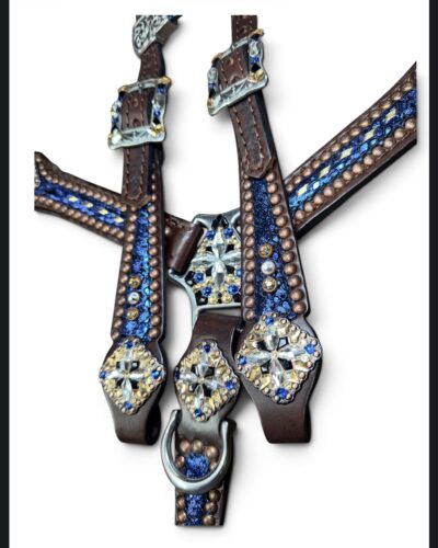 Rockn’ Wilsons Blue Mystic w/ Gold Buckstitch Accents - Image 3