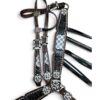 Rockn’ Wilsons Black Checker & Glitter w/ Cross Stitch