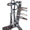 Rockn’ Wilsons Metallic Black Cheetah w/ Cross Stitch