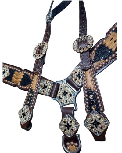 Rockn’ Wilsons Black Cheetah Over Brown w/ Cross Stitch - Image 3