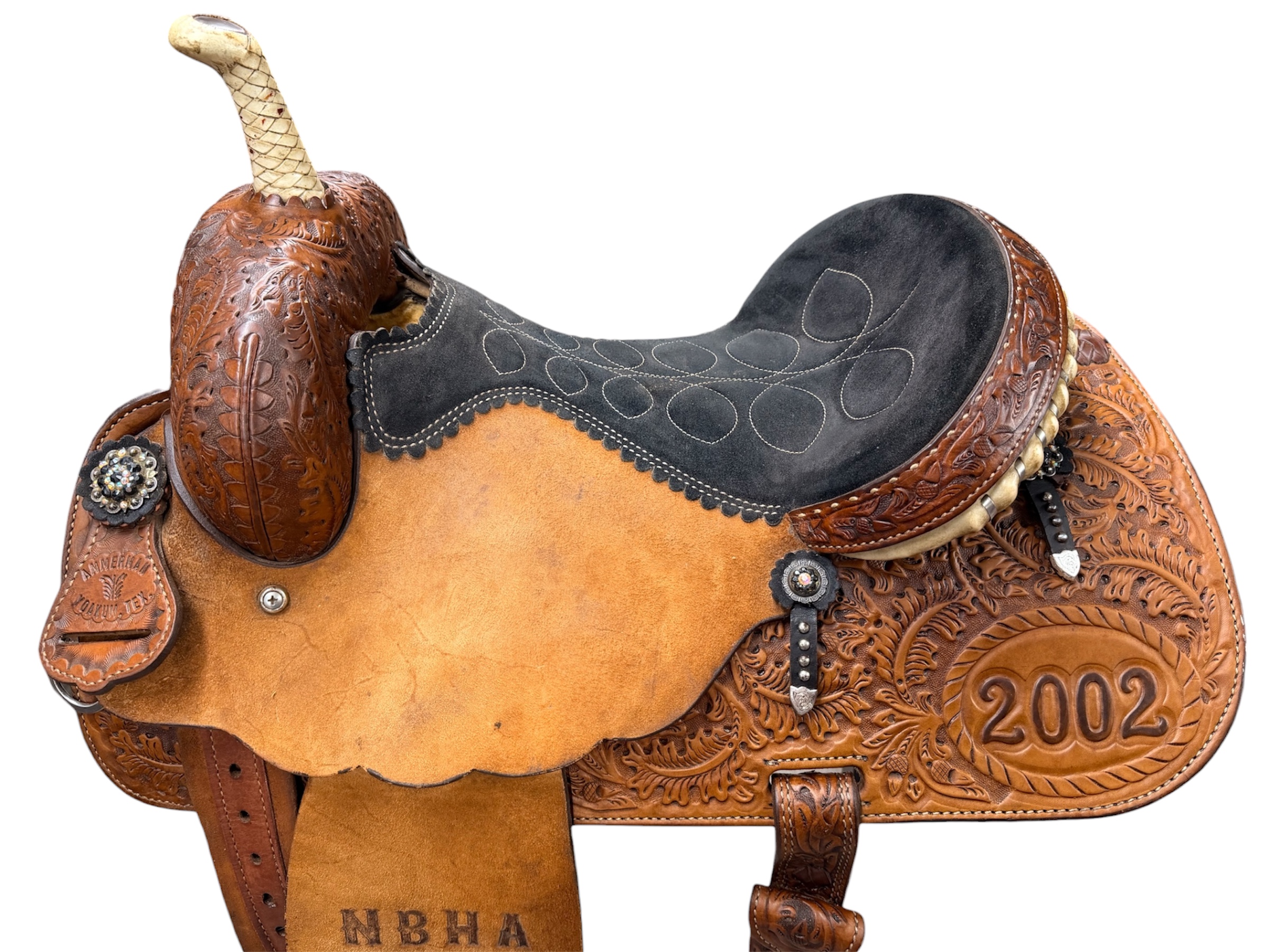 Used 14.5’’ Ammerman Trophy Barrel Saddle - Image 3