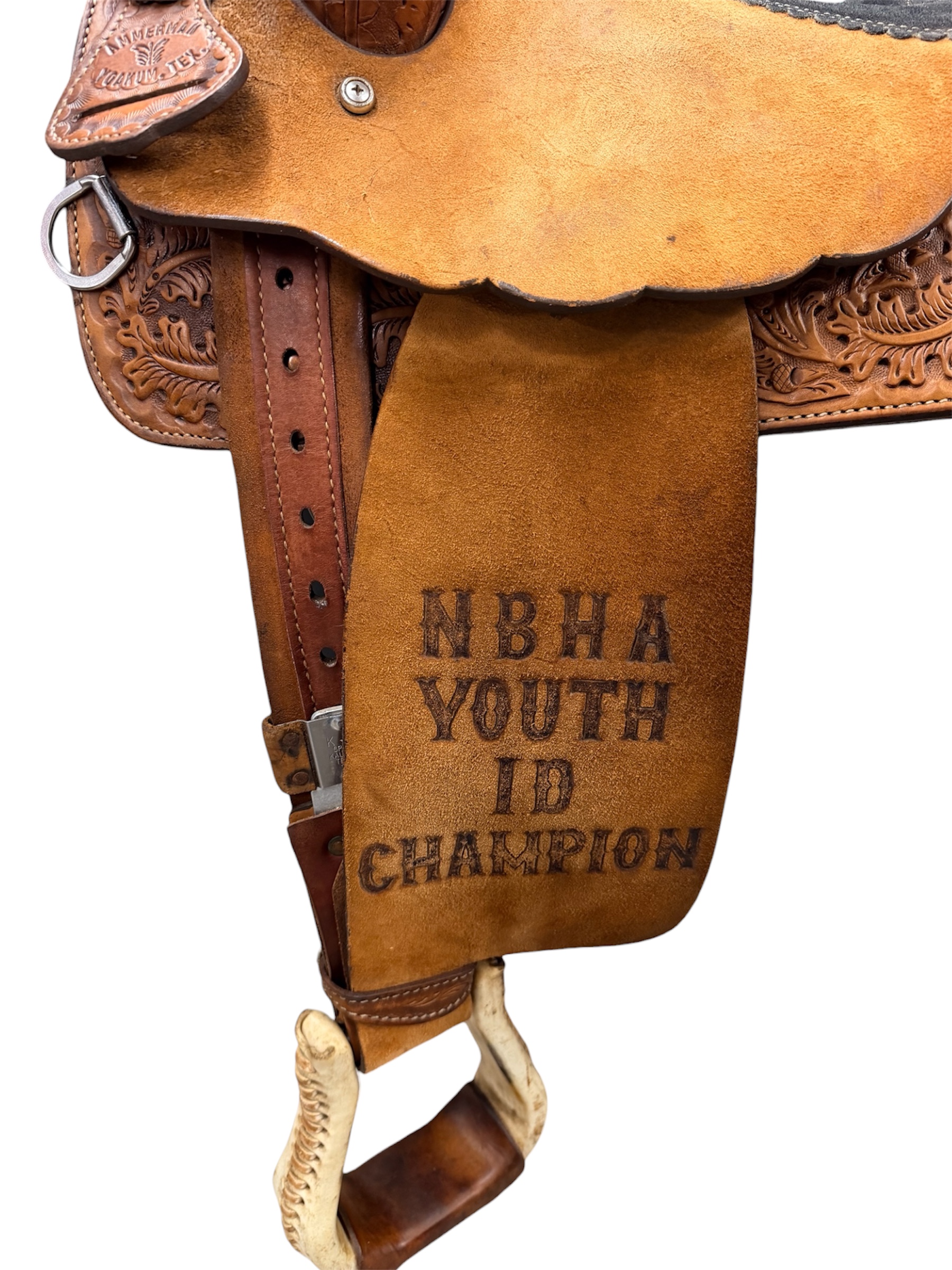 Used 14.5’’ Ammerman Trophy Barrel Saddle - Image 4