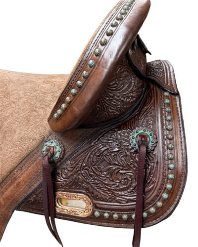 Alternative view of Used 14.5’’ Circle Y Tammy Fischer Remuda Treeless Barrel Saddle