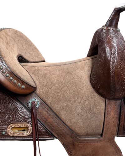 Used 14.5’’ Circle Y Tammy Fischer Remuda Treeless Barrel Saddle - Image 10