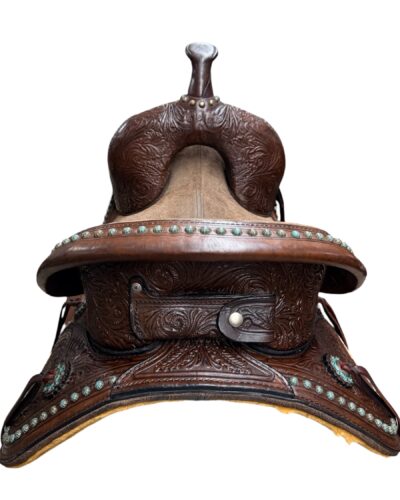 Used 14.5’’ Circle Y Tammy Fischer Remuda Treeless Barrel Saddle - Image 11
