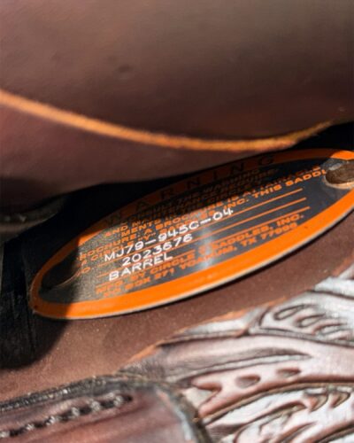 Used 14.5’’ Circle Y Martha Josey Cash Hardseat Barrel Saddle - Image 7