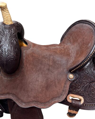 Used 14.5’’ Circle Y Martha Josey Cash Hardseat Barrel Saddle - Image 6