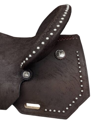 Alternative view of Custom 15’’ Circle Y Redwood Barrel Saddle