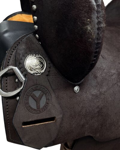 Custom 15’’ Circle Y Redwood Barrel Saddle - Image 3