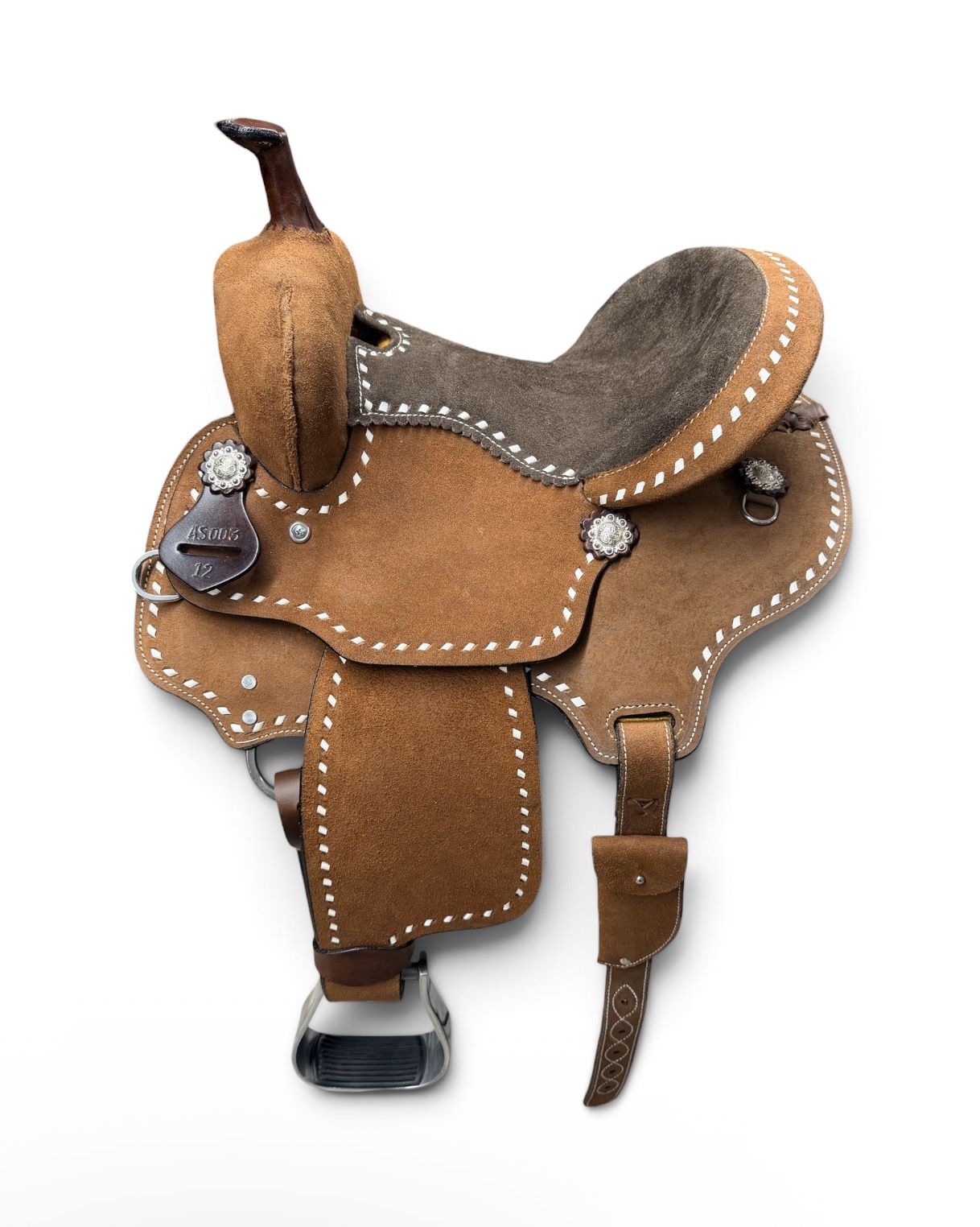 12‘’ Kids Roughout Barrel Saddle