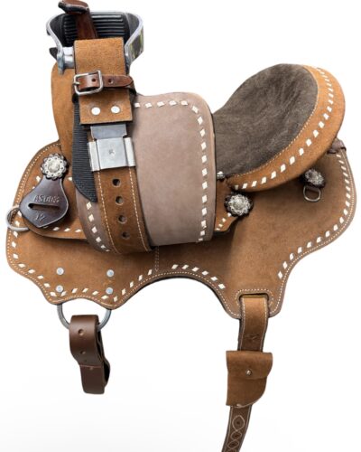 12‘’ Kids Roughout Barrel Saddle - Image 3