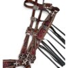 Rockn’ Wilsons Burgundy Chunky Glitter w/ Cross Stitch