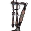 Rockn’ Wilsons Copper & Black Chunky Glitter w/ XL Conchos