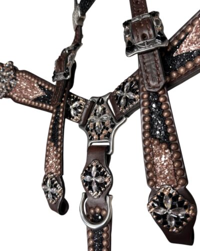 Rockn’ Wilsons Copper & Black Chunky Glitter w/ XL Conchos - Image 3