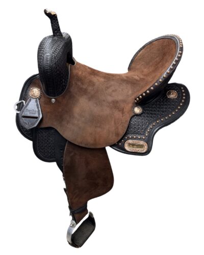 Used 15’’ Circle Y Horse Tack World Flex Tree Barrel Saddle