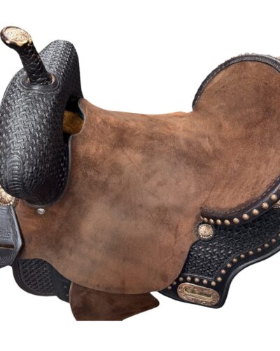 Used 15’’ Circle Y Horse Tack World Flex Tree Barrel Saddle - Image 4