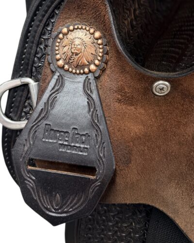 Used 15’’ Circle Y Horse Tack World Flex Tree Barrel Saddle - Image 5