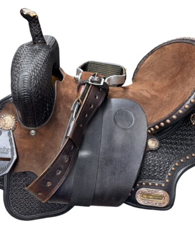 Used 15’’ Circle Y Horse Tack World Flex Tree Barrel Saddle - Image 7