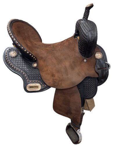 Used 15’’ Circle Y Horse Tack World Flex Tree Barrel Saddle - Image 9