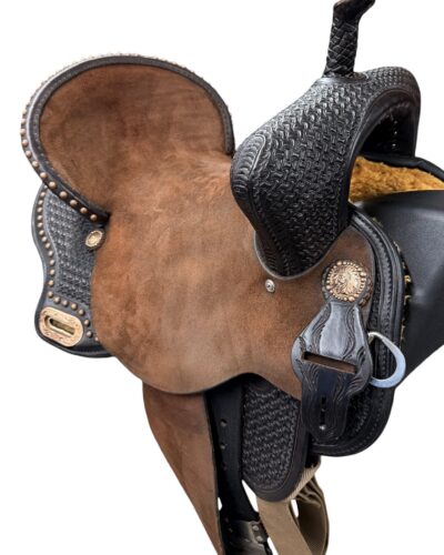Used 15’’ Circle Y Horse Tack World Flex Tree Barrel Saddle - Image 3
