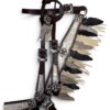 Rockn’ Wilsons Gold Acid Wash Cowhide & Feathers
