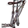 Rockn’ Wilsons Cream Gator w/ Rope Edge Crystal Conchos