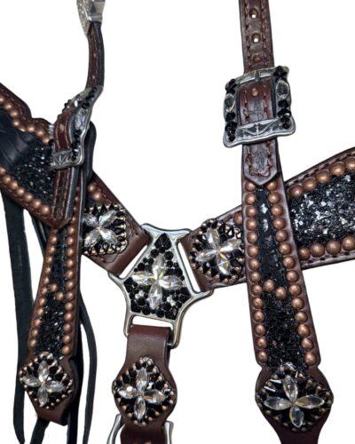 Rockn’ Wilsons Black Chunky Glitter w/ Cross Stitch - Image 3