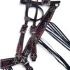 Rockn’ Wilsons Burgundy Chunky Glitter & Metallic Black Cheetah
