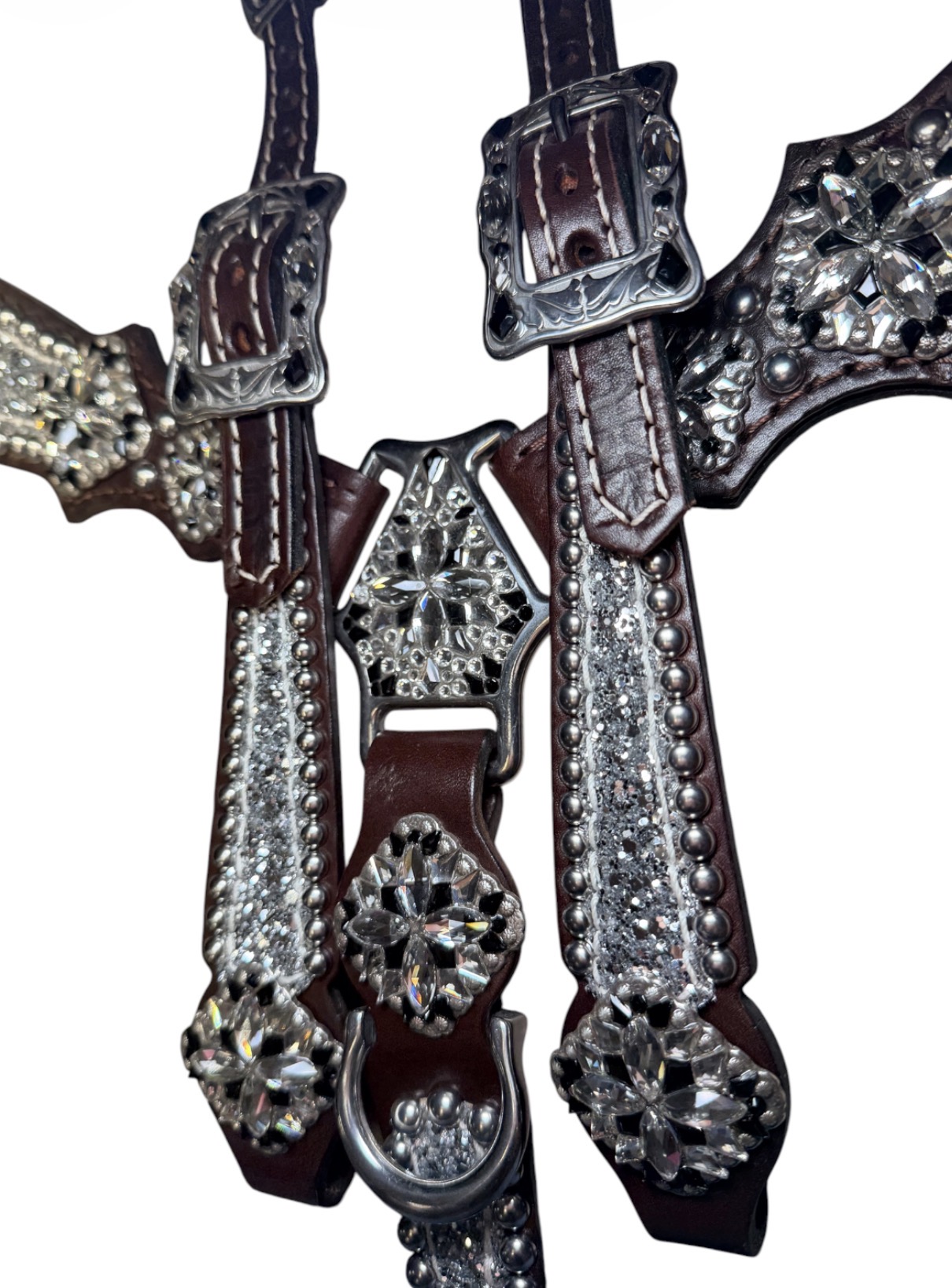 Rockn’ Wilsons Chunky Silver Glitter w/ Black Accents - Image 3