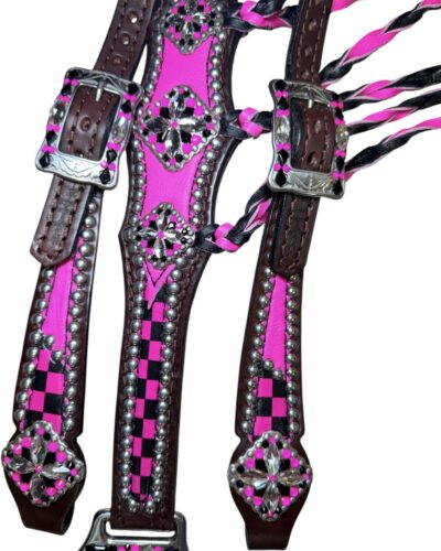 Rockn’ Wilsons Hot Pink & Pink Checker Print - Image 2