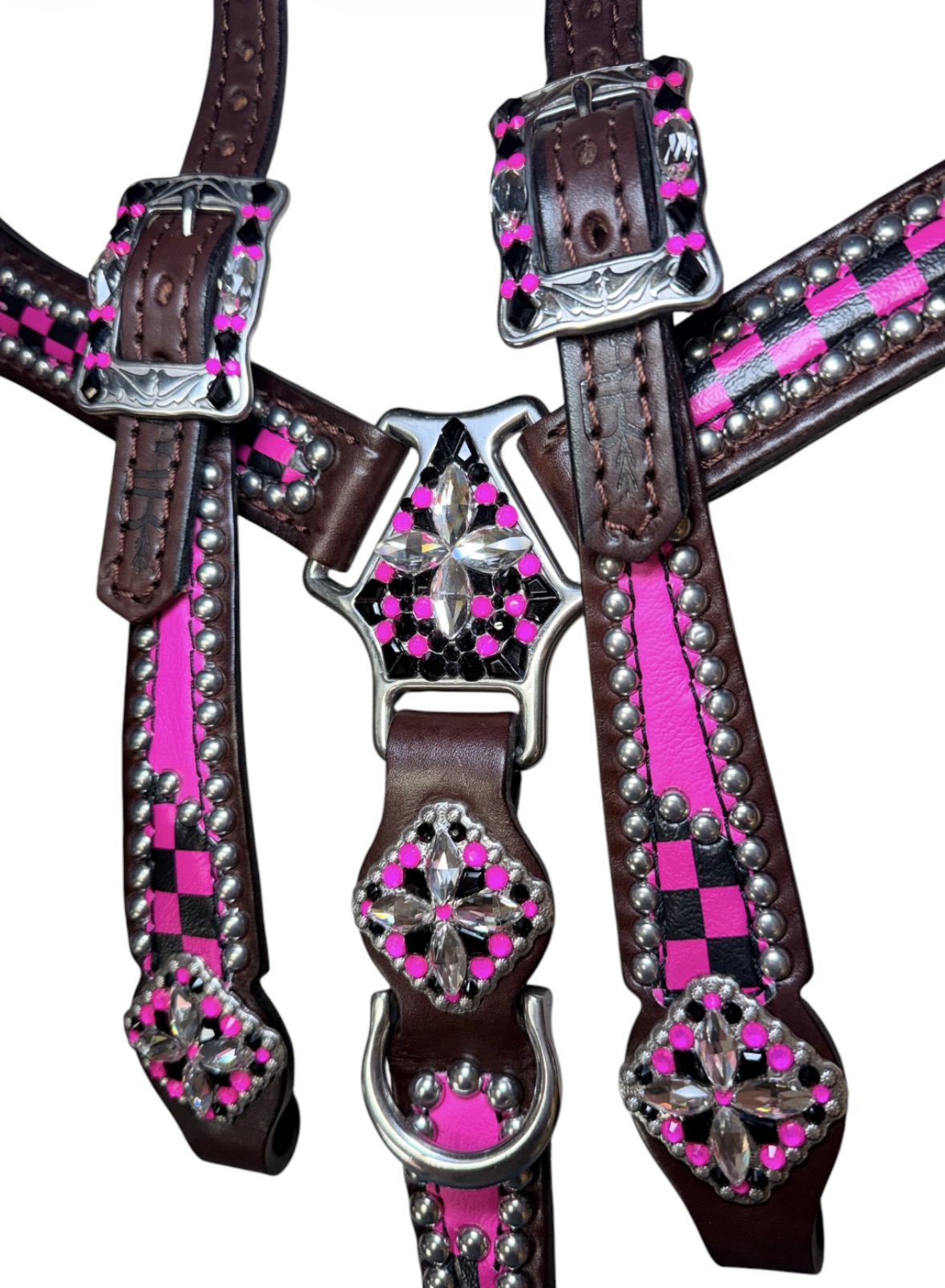 Rockn’ Wilsons Hot Pink & Pink Checker Print - Image 3