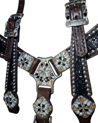 Rockn’ Wilsons Black Chunky Glitter w/ XL Conchos - Image 3