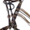 Rockn’ Wilsons Black Cheetah Over Brown w/ Cross Stitch