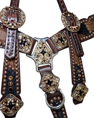 Rockn’ Wilsons Black Cheetah Over Brown w/ Cross Stitch - Image 3