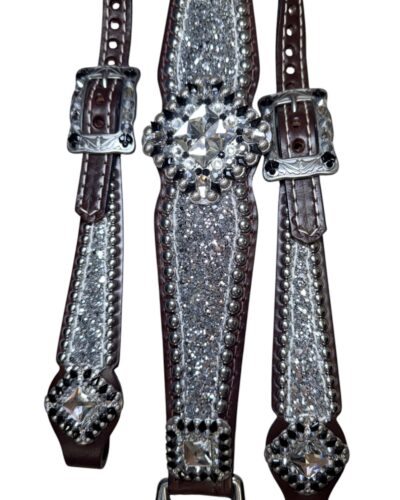 Rockn’ Wilsons Chunky Silver Glitter w/ XL Conchos - Image 2
