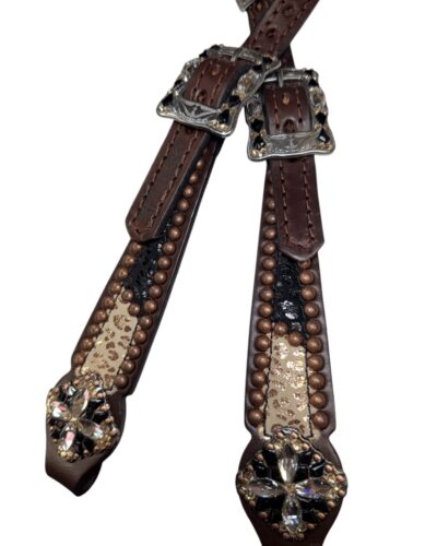 Rockn’ Wilsons 1/2 Black Cheetah & 1/2 Rose Gold Cheetah - Image 2