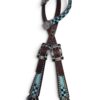 Rockn’ Wilsons Turquoise Checker Print Headstall