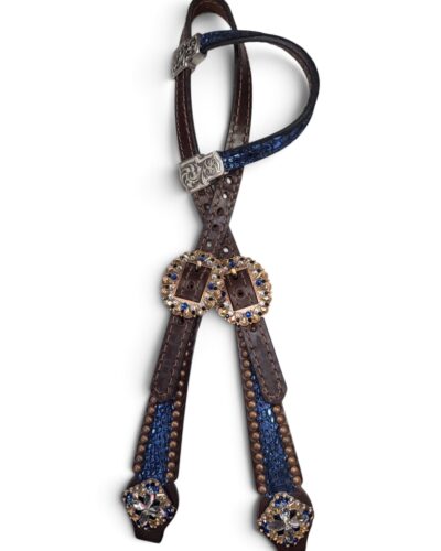 Rockn’ Wilsons Blue Mystic Headstall