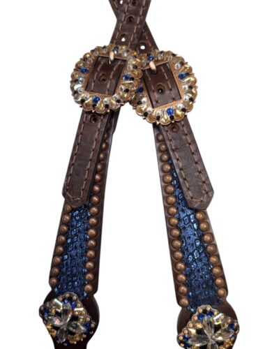 Alternative view of Rockn’ Wilsons Blue Mystic Headstall