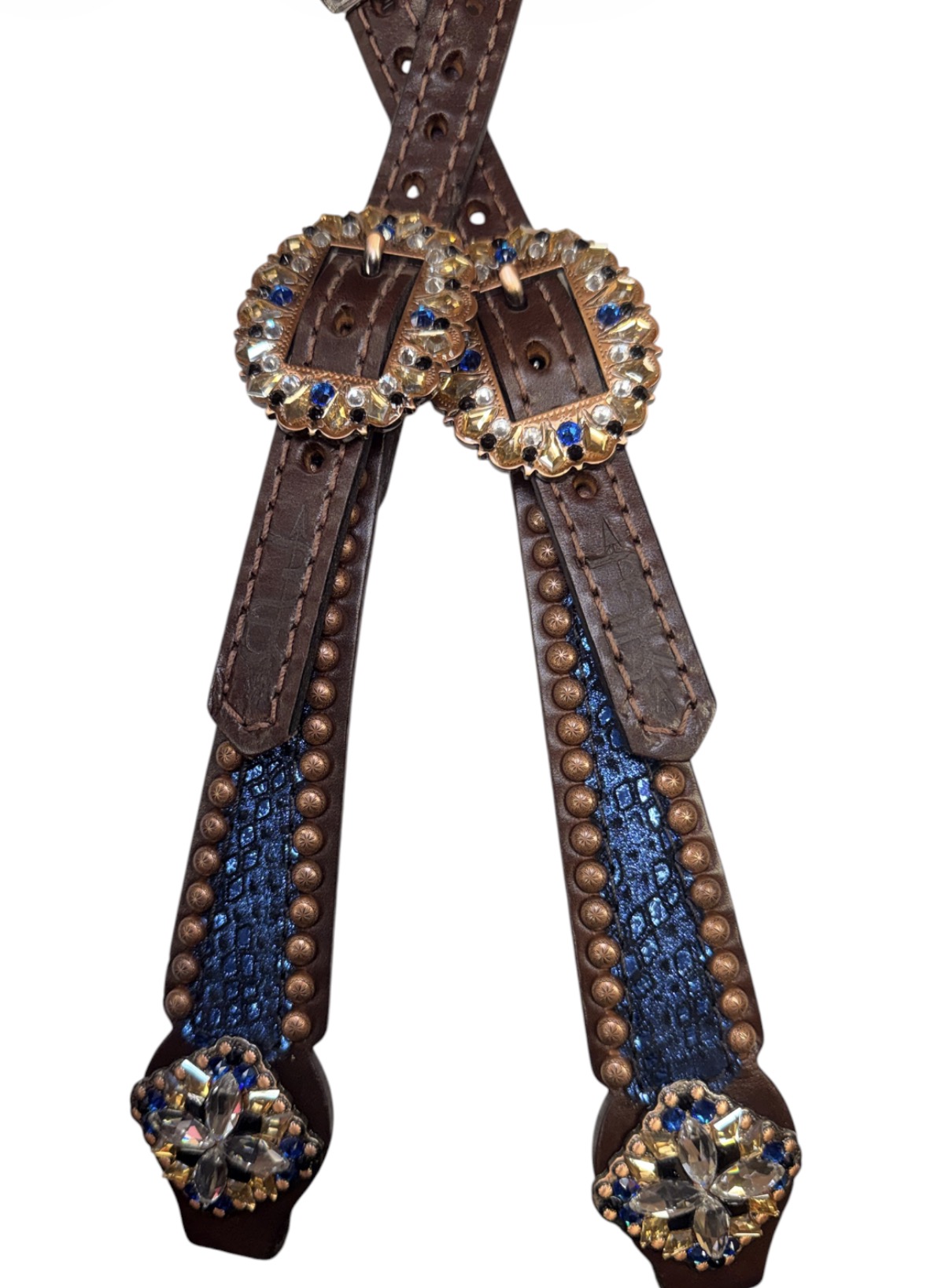 Rockn’ Wilsons Blue Mystic Headstall - Image 2