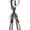 Rockn’ Wilsons Chunky White Glitter Headstall