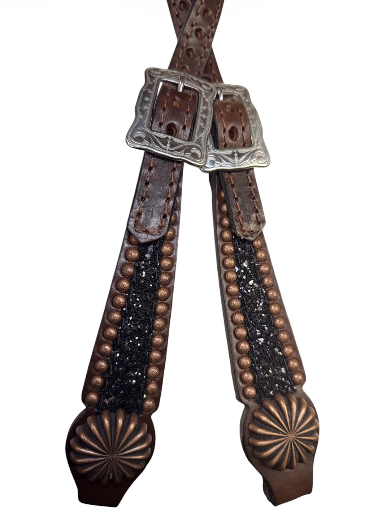 Rockn’ Wilsons Chunky Black Glitter w/ Copper - Image 2
