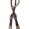 Rockn’ Wilsons 1/2 Black Cheetah & 1/2 Rose Gold Cheetah Headstall