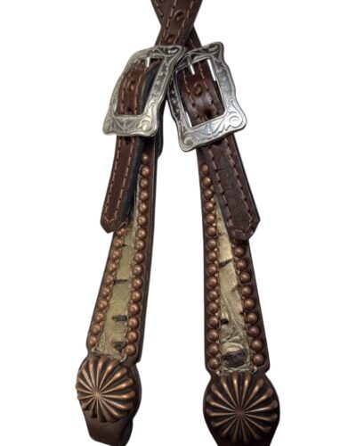 Rockn’ Wilsons Brown Gator Headstall - Image 2