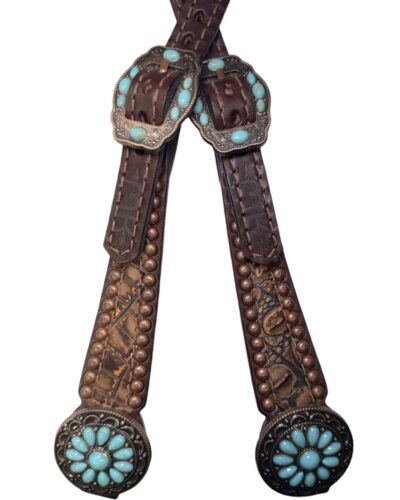 Rockn’ Wilsons Copper Frosted Gator w/ Turquoise - Image 2